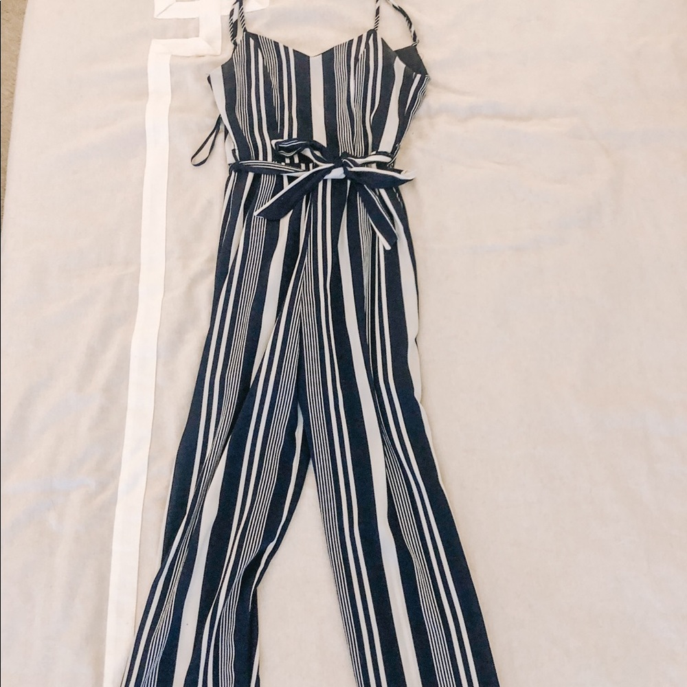 Striped Jumpsuit